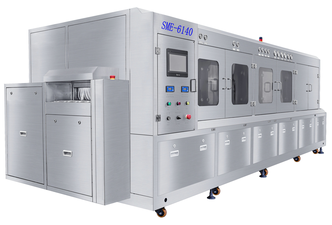 Kinerja Tinggi Dan Biaya Rendah Flux PCBA Larut Air Di Line Cleaning Machine Dengan CE Disetujui