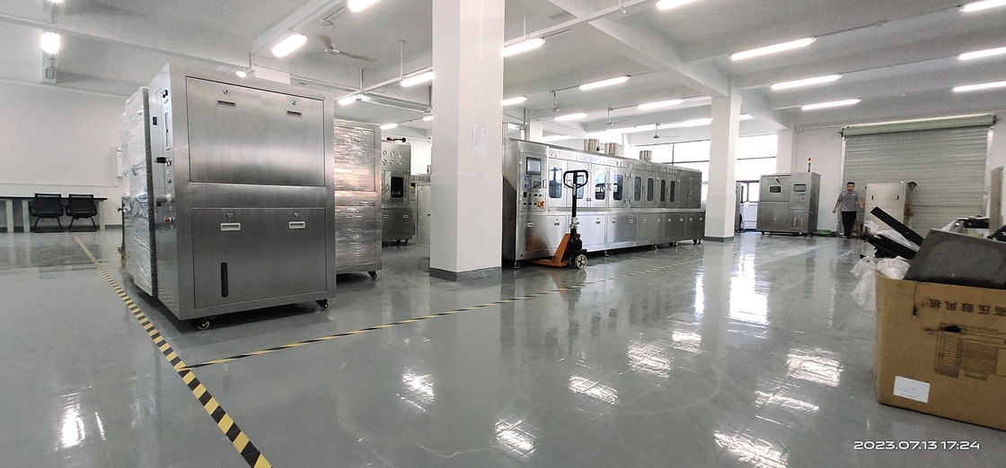 1000L/menit Mesin Pembersih Stencil Dengan 360° Double Side Spray Rod Rotating Isobaric Spray Cleaning Dry Time 3~5min