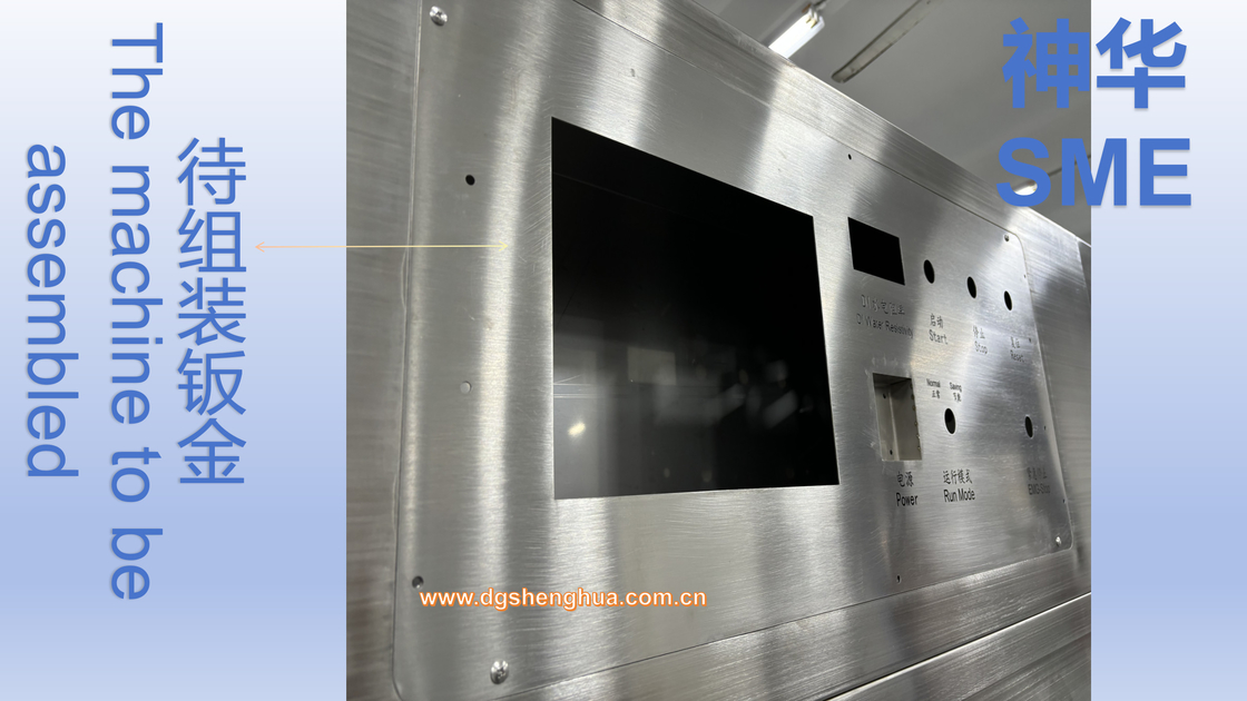 SUS304 Stainless Steel Frame Spray Wash Mini LED Dan Micro LED PCB Flux Dengan In Line Cleaning System
