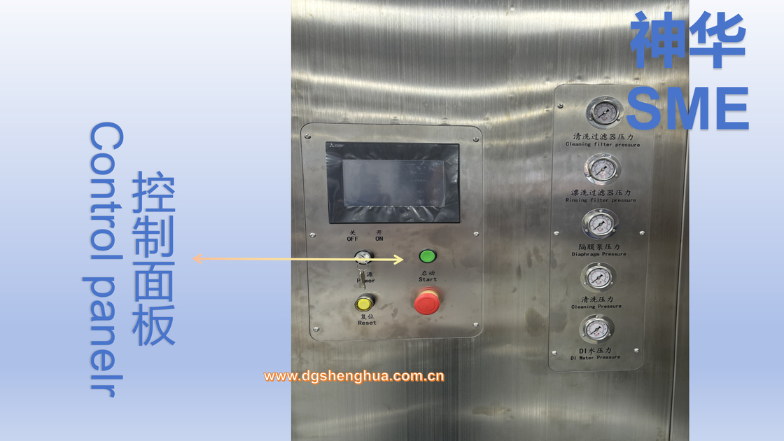 SUS304 Stainless Steel Frame Spray Wash Mini LED Dan Micro LED PCB Flux Dengan In Line Cleaning System
