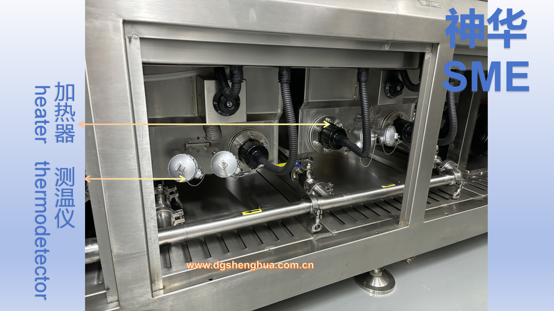 SUS304 Stainless Steel Frame Spray Wash Mini LED Dan Micro LED PCB Flux Dengan In Line Cleaning System