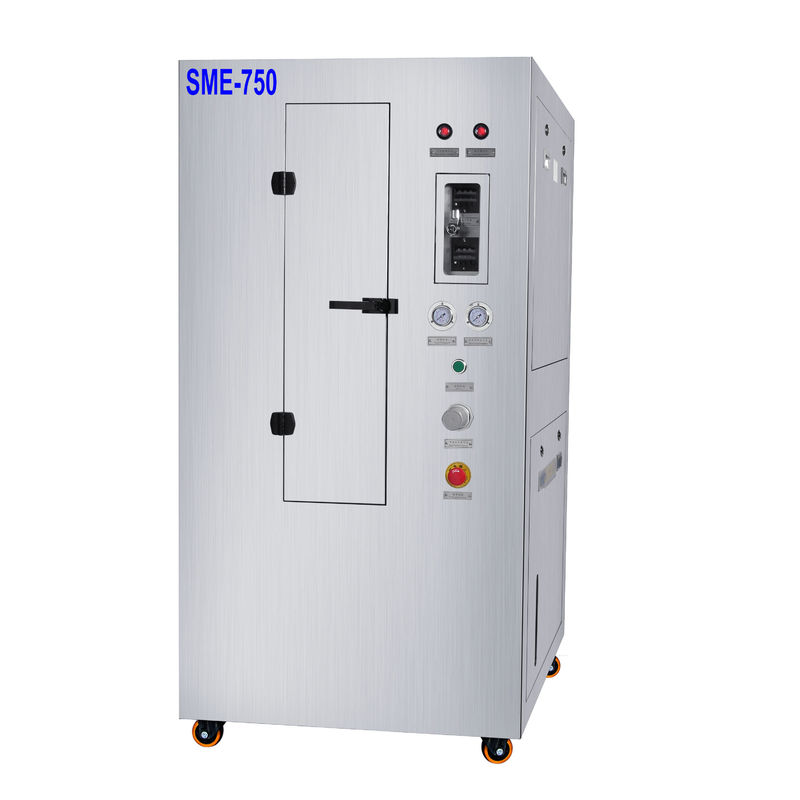 SME-750 Pneumatic Stencil Cleaner 736*736mm Pasta Solder Dan Stensil Lem Merah Mesin Pembersih Otomatis
