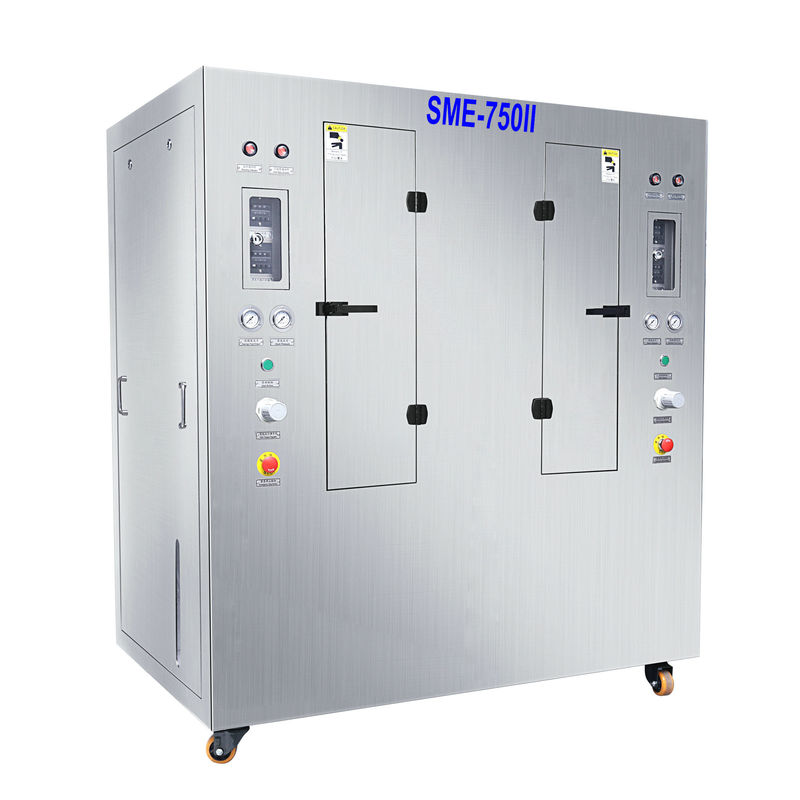 40L * 2 Mesin Pembersih Stensil Ganda 480kg Berat 2 Pembersih Stensil Untuk Pasta Solder Dan Lem Merah Pada Saat Yang Sama