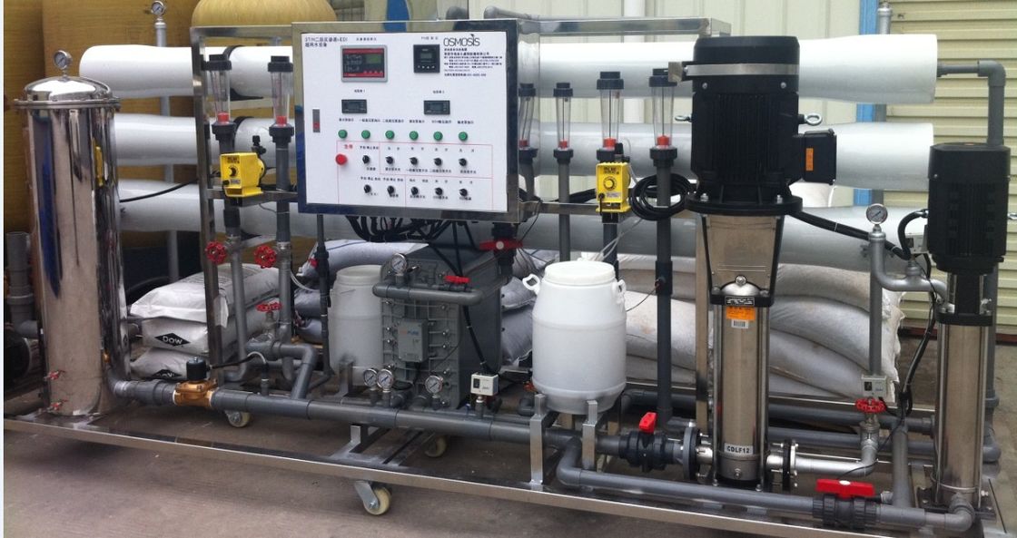 Mesin Air Deionisasi EDI 1000L DI mesin air reverse osmosis air untuk pembilasan PCBA