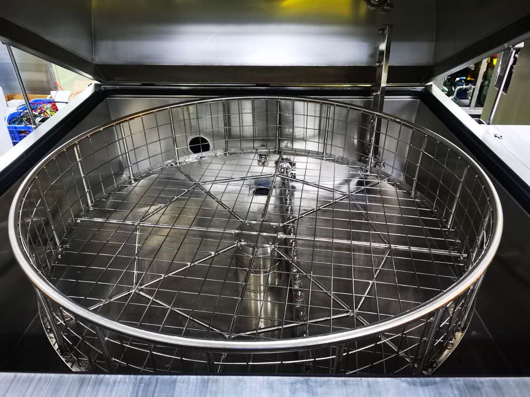 SME-5100 Double-Station 1000mm Diameter Keranjang Bulat Pneumatik Smt Solder Gelombang Oven Mesin Pembersih Pallet