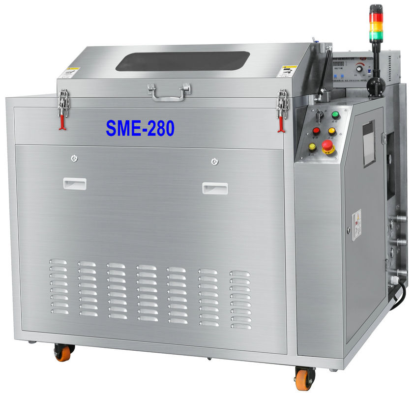Mesin Cuci Cair Dan Bilas Air Ultrasonic+Spray Cleaning Untuk Sgueegees lem merah