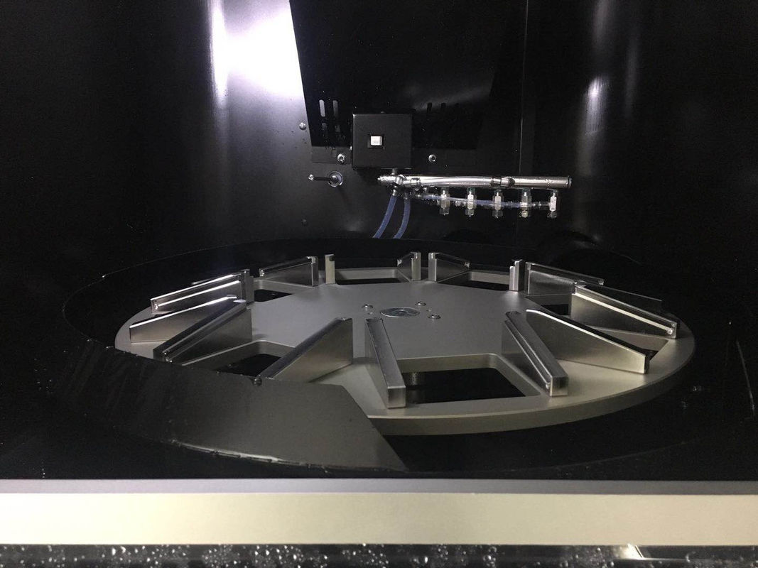 Mesin Pembersih Wafer CMOS 1000RPM Sentrifugal Kering 2 Cairan DI Mesin Pembersih Semprotan Air
