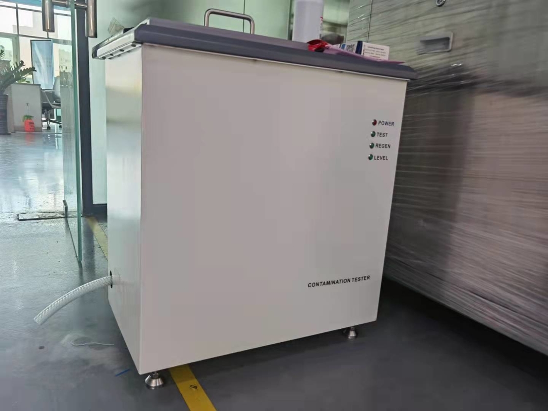 Static ROSE method 10L tank PCBA ioniccontamination tester memenuhi standar IPC-TM-650