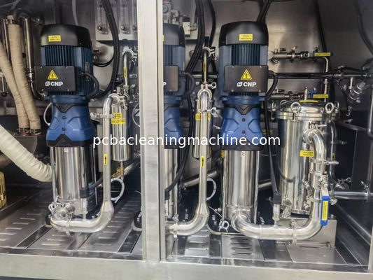SME-6100 Small Footprint PCBA Inline Spray Cleanig Machine Untuk Fluks Larut Air