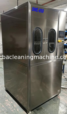 smt solder pasta stensil bawah ultrasonik dan kedua sisi mesin pembersih semprot cair cair